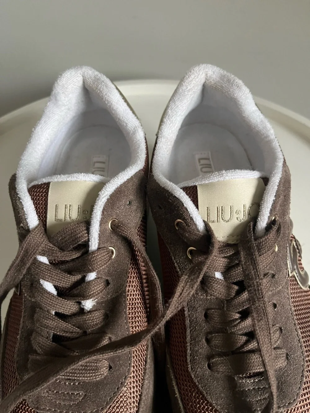 Liu Jo Italian Brand Dreamy 02 Women’s Leather Textile Sneakers EU 41/US 10.5-11